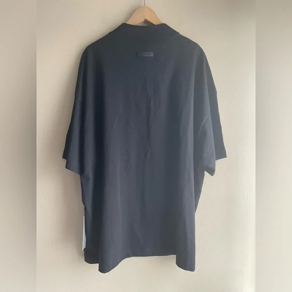 NEW Essential Fear Of God Men Black Thick Shirt Size Large - Picture 7 of 14